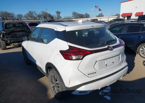 2024 Nissan Kicks Sv Xtronic Cvt z USA, uszkodzony, nr VIN 3N1CP5CV6RL473692